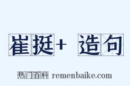 崔挺+造句是什么意思的图片